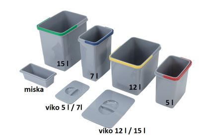 Sinks víko koše 12/15/20/26 l (1)