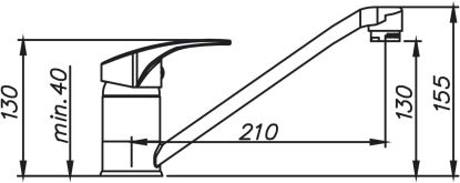 Sinks PRONTO - 54 Truffle (1)