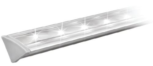 Lišta LED rohová GLAX 2m + kr. mlečná