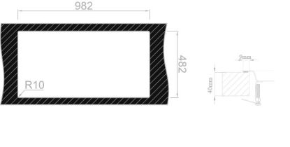 Sinks EVO 1000.1 1,2mm (2)