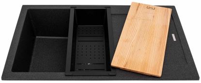 Sinks Přípravná deska - dřevo (3)