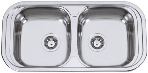 Sinks SEVILLA 860 DUO V 0,6mm leštěný