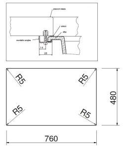Sinks AMANDA 780 Metalblack (3)