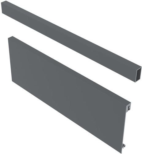 Axis Pro - přední panel s relingem "C" a "D" 1200mm v.110mm - antracit